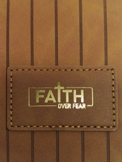 Faith over fear journal A5