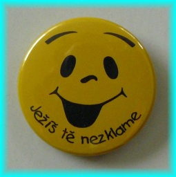Placka 37mm - Ježíš tě nezklame