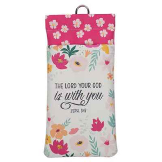 Pouzdro na   brýle -Lord is With You - Zephaniah 3:17 (Hospodin je s vámi )
