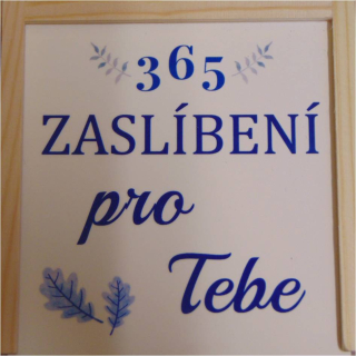 Krabička -365 zaslíbení pro tebe s veršíky