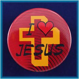 Magnetek s textem-prům.5cm-I Jesus - 2