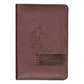 Bible Slovo na cestu malý formát, zip - čokoládová