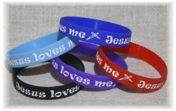 Náramek - Jesus loves me 202mm