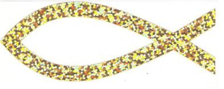 Samolepka -perleťová-zlatá (vel.10.5cm.)