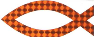 Samolepka-perleťová-pomerančová (vel.10.5cm)