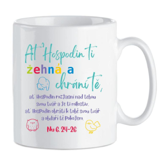 Hrnek pro dětí-Ať ti  Hospodin  žehná
