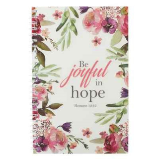 Kroužkový zápisník -Be joyful in hope
